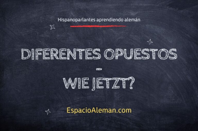 DIFERENTES OPUESTOS - WIE JETZT