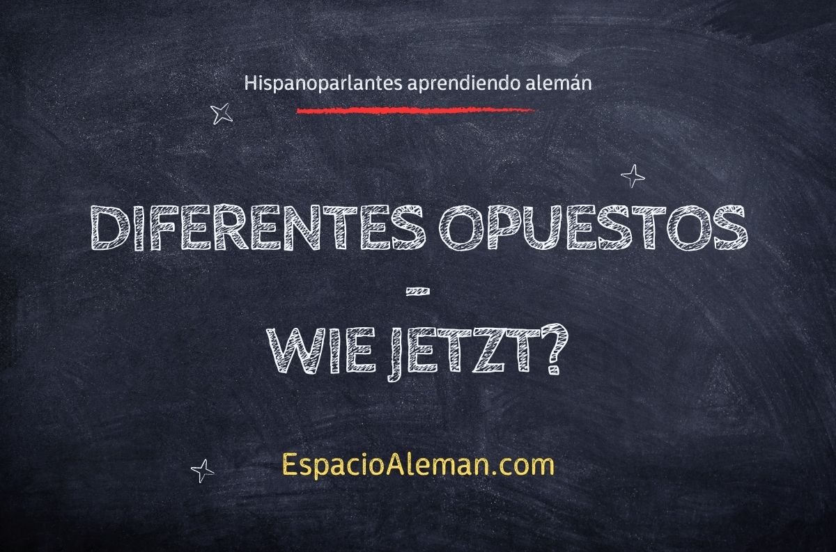 DIFERENTES OPUESTOS - WIE JETZT